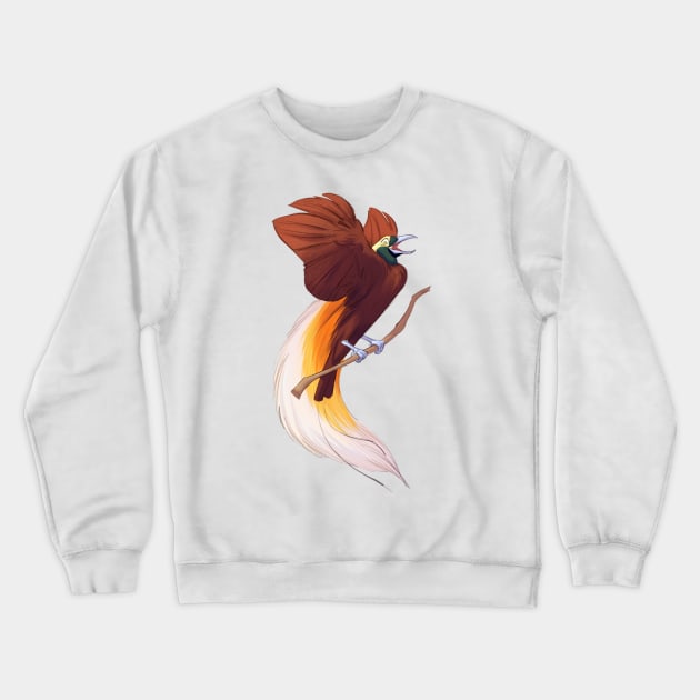 Lesser bird-of-paradise Crewneck Sweatshirt by PaulaBS